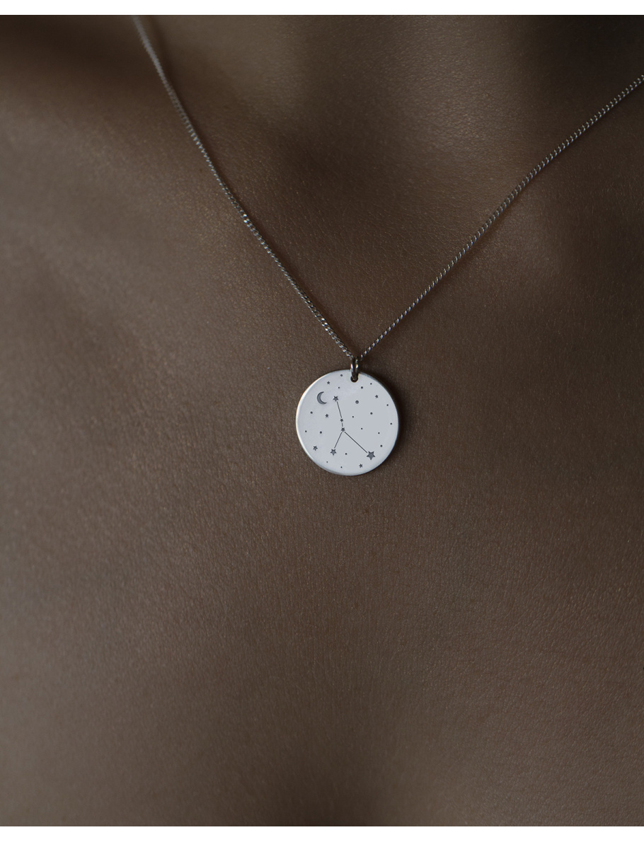 Silver Cancer necklace