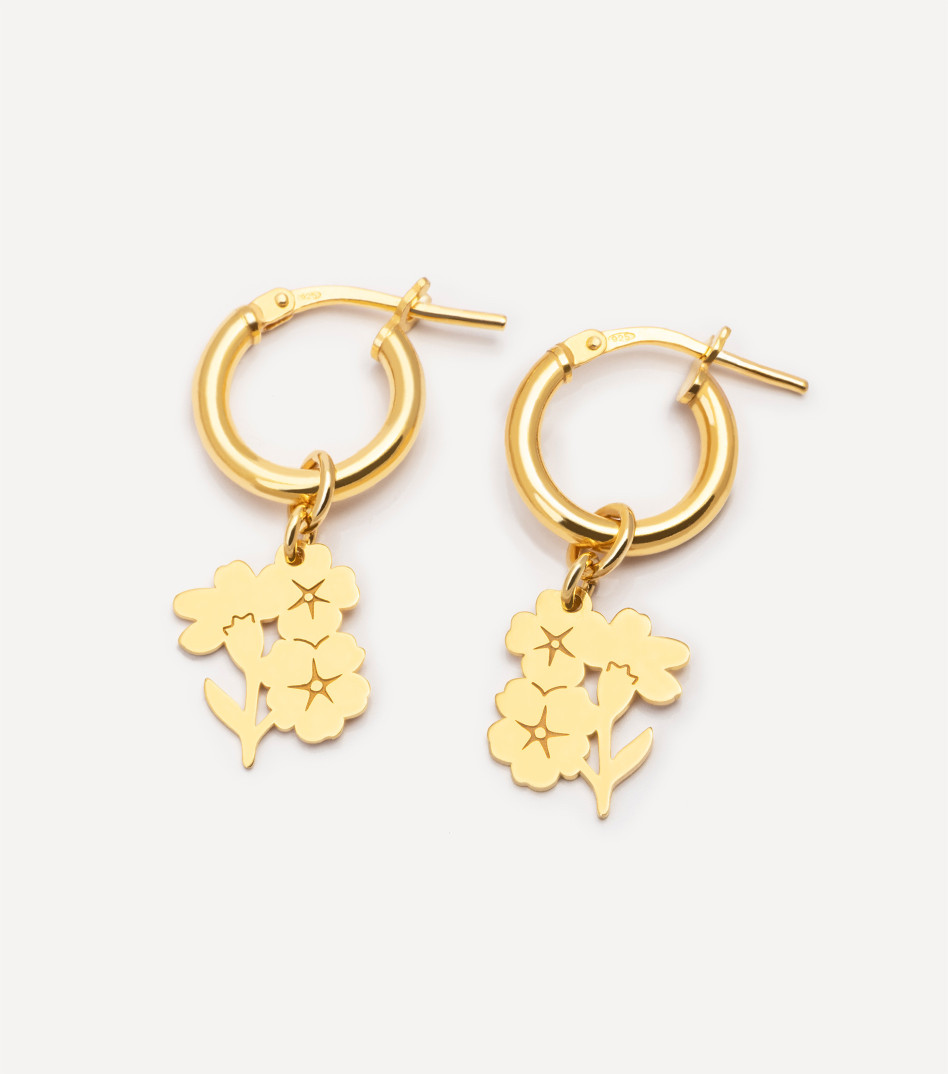 Be Bold Hoop Earrings in Gold