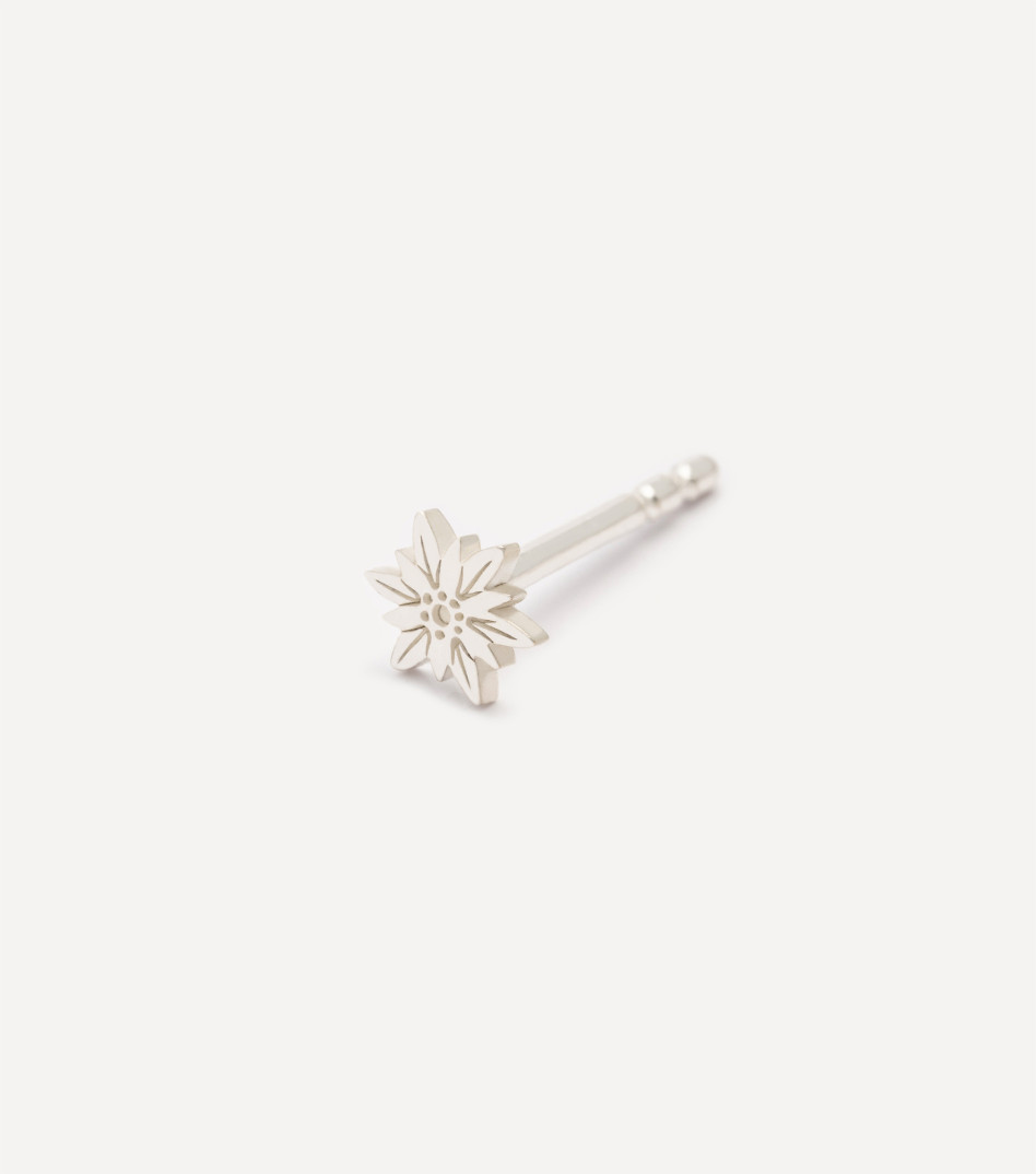 Kolczyk srebrny Back to Nature