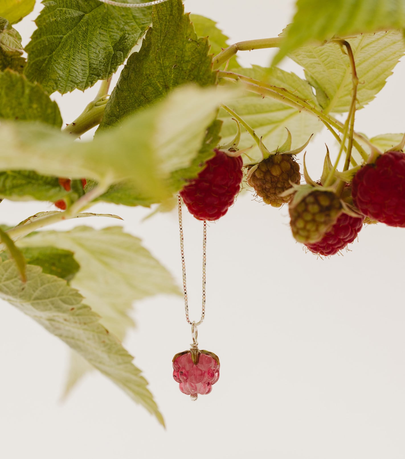 Berry Love Necklace in Silver