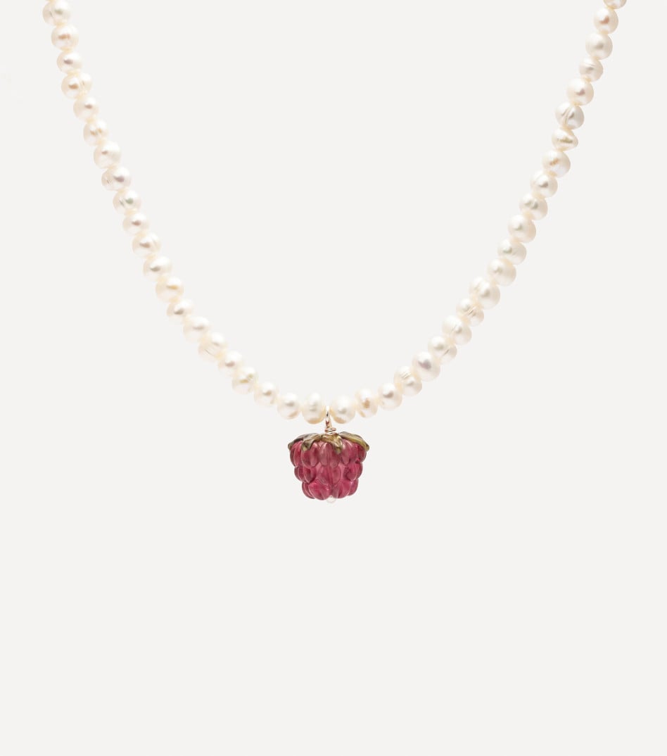 Berry Love Choker in Silver