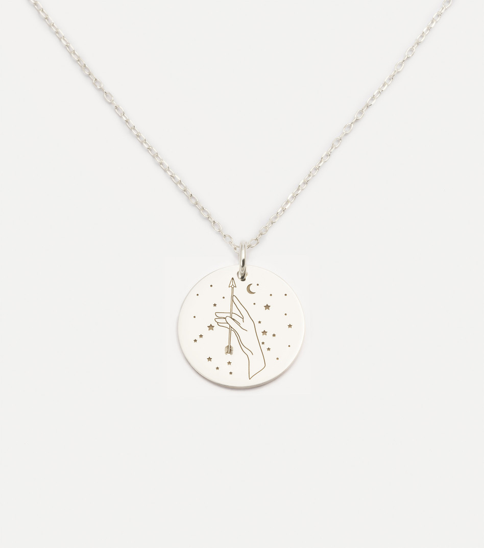 Srebrny naszyjnik z konstelacją My Zodiac