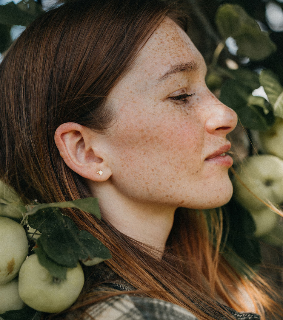 Kolczyk mini jabłuszko