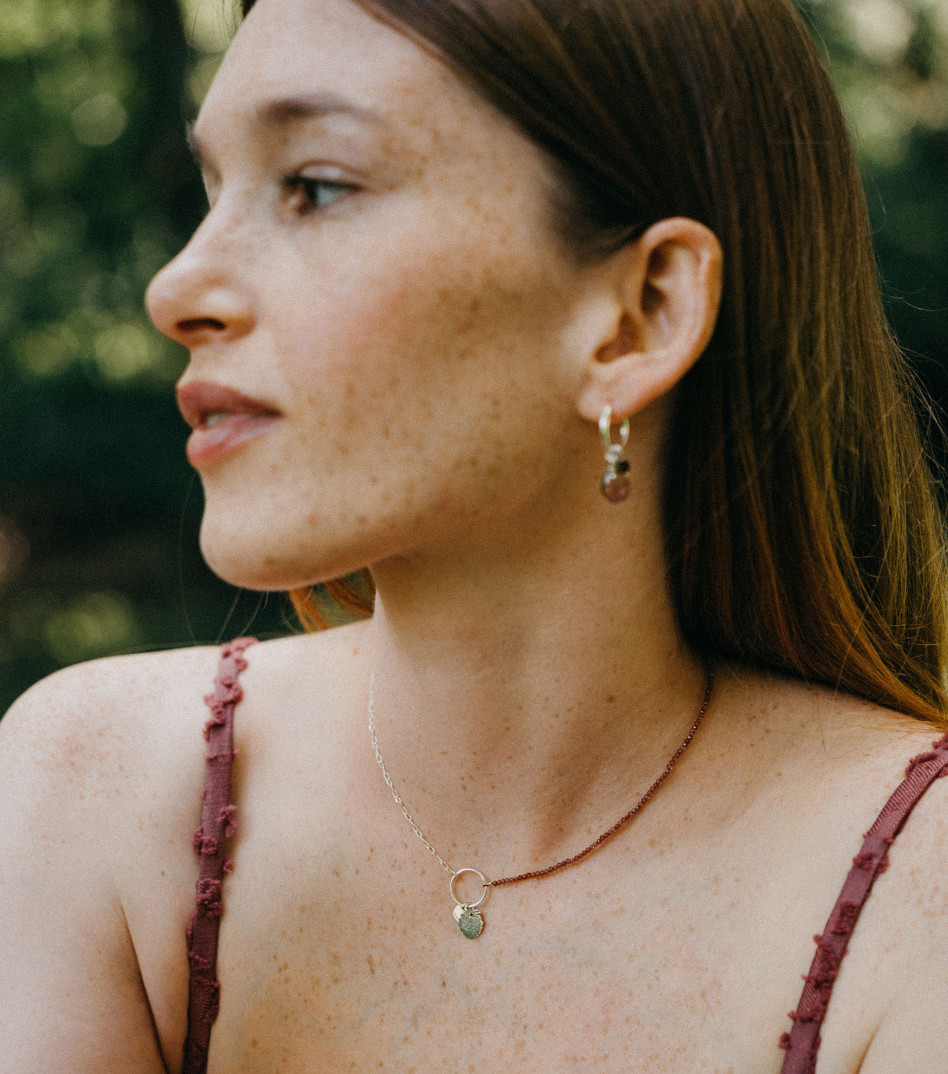 Subtelny naszyjnik z jesienną zawieszką