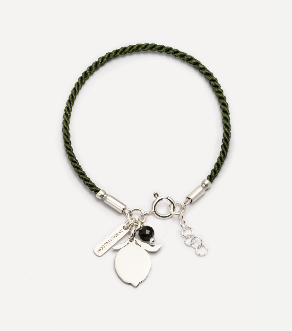 Srebrna bransoletka z cytryną