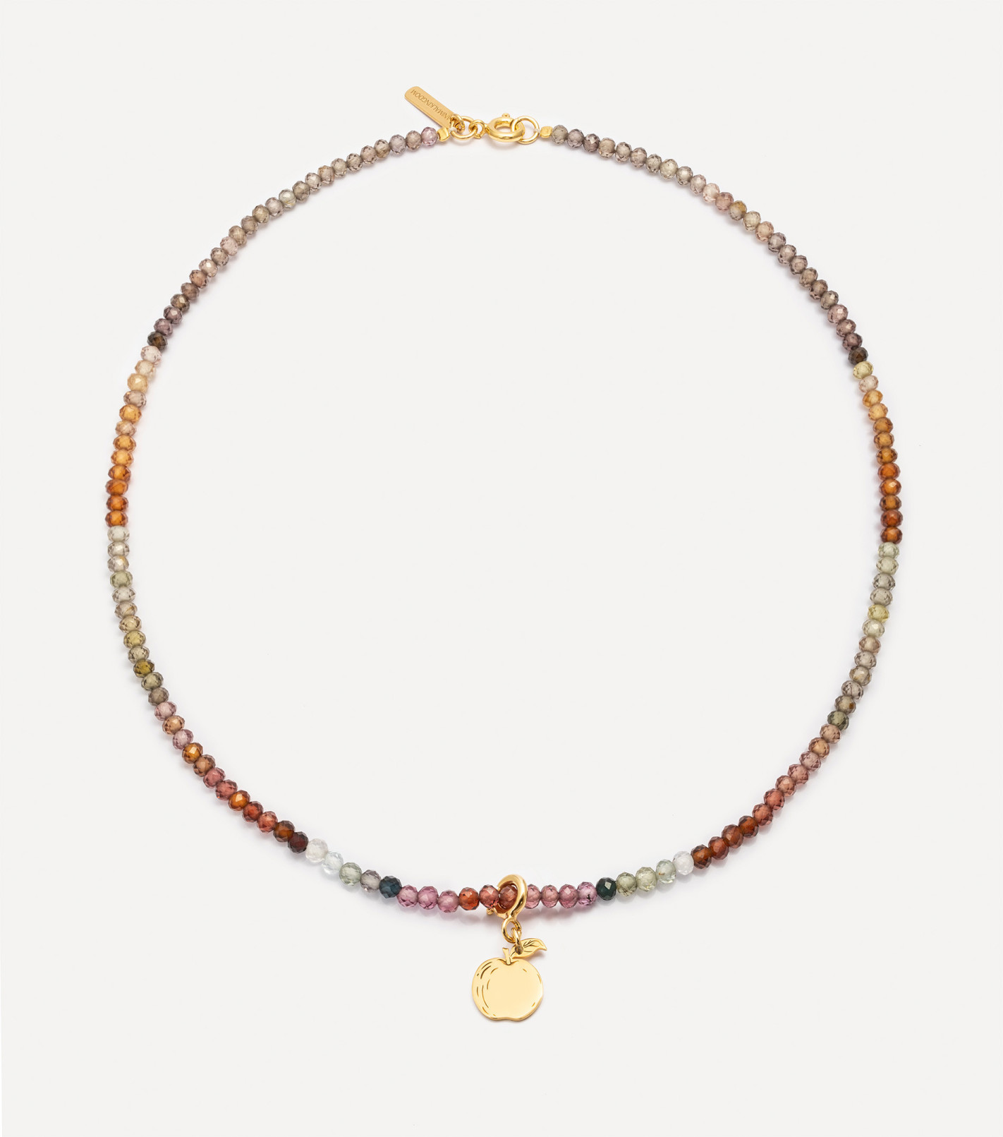 Pozłacany choker z kamieniami i zawieszką Pozłacany choker z kamieniami i zawieszką