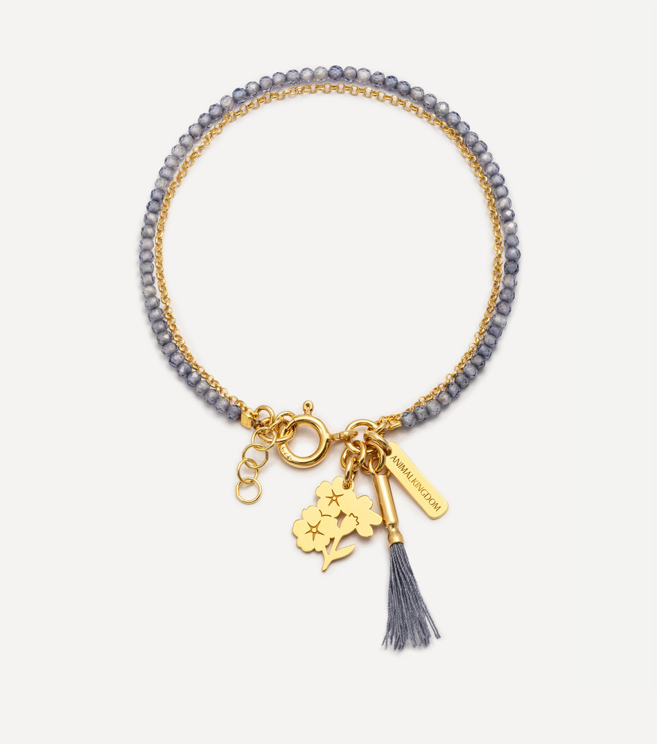 Ponadczasowa bransoletka z niezapominajką