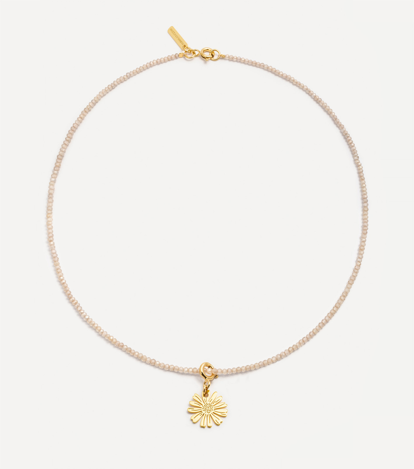 Choker z kamieniami naturalnymi i rumiankiem Choker z kamieniami naturalnymi i rumiankiem