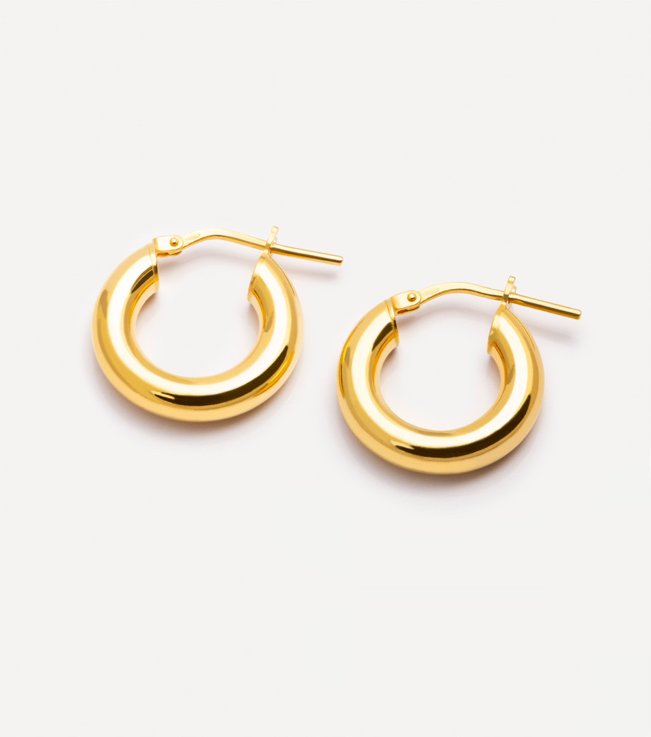 Grube kolczyki koła