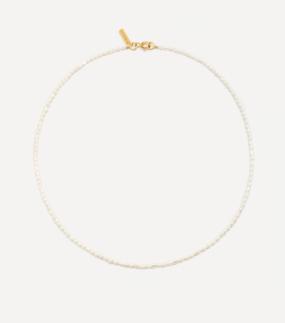 Naszyjnik z naturalnych pereł