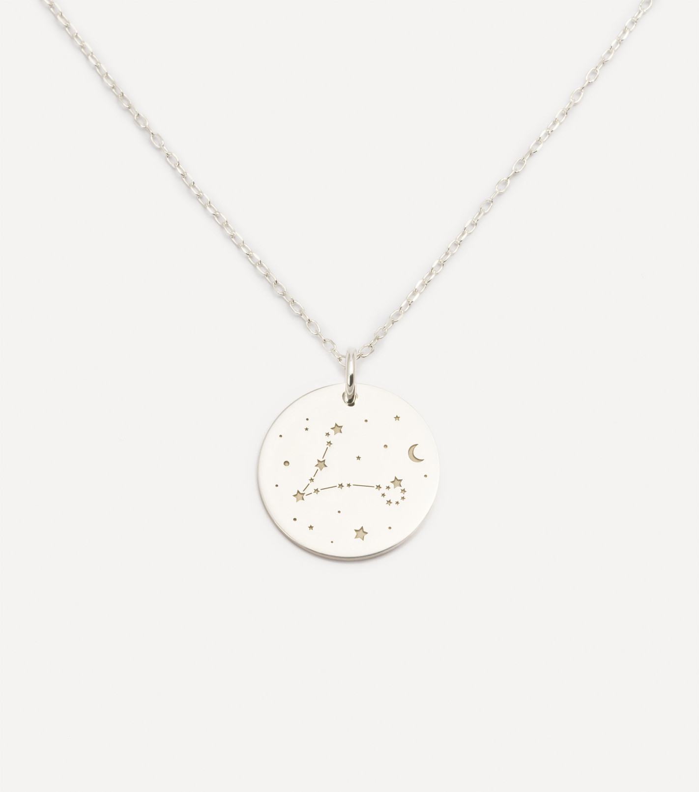 Srebrny łańcuszek ze znakiem zodiaku Srebrny łańcuszek ze znakiem zodiaku