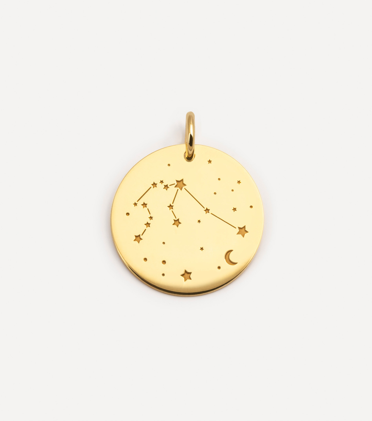 Dwustronny medalik ze znakiem zodiaku Dwustronny medalik ze znakiem zodiaku